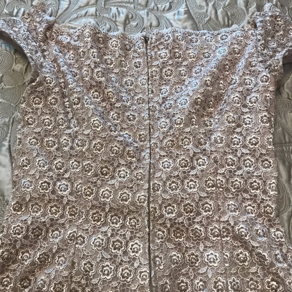 new JS Collections Pink Lacy top size 6 - Picture 2 of 9